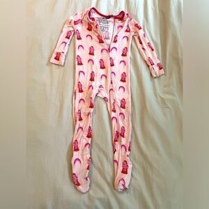 Free Birdees Painted Heart Gumballs Footie PJ’s